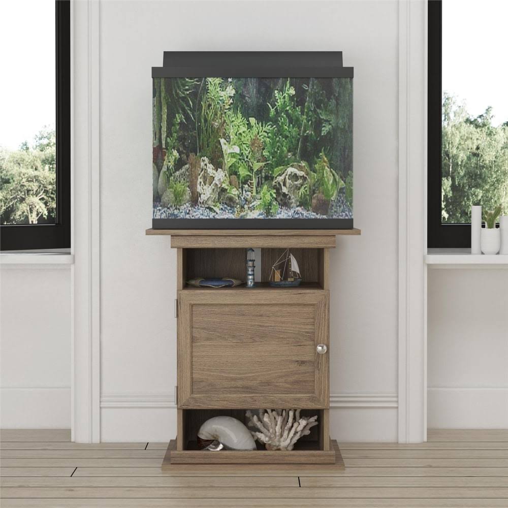 Flipper 10/20 Gallon Aquarium Stand, Rustic Oak - Image 5