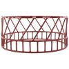 Tarter 14g2o Heavy-Duty Slant Bar Cattle Hay Feeder, Red – 2 Piece