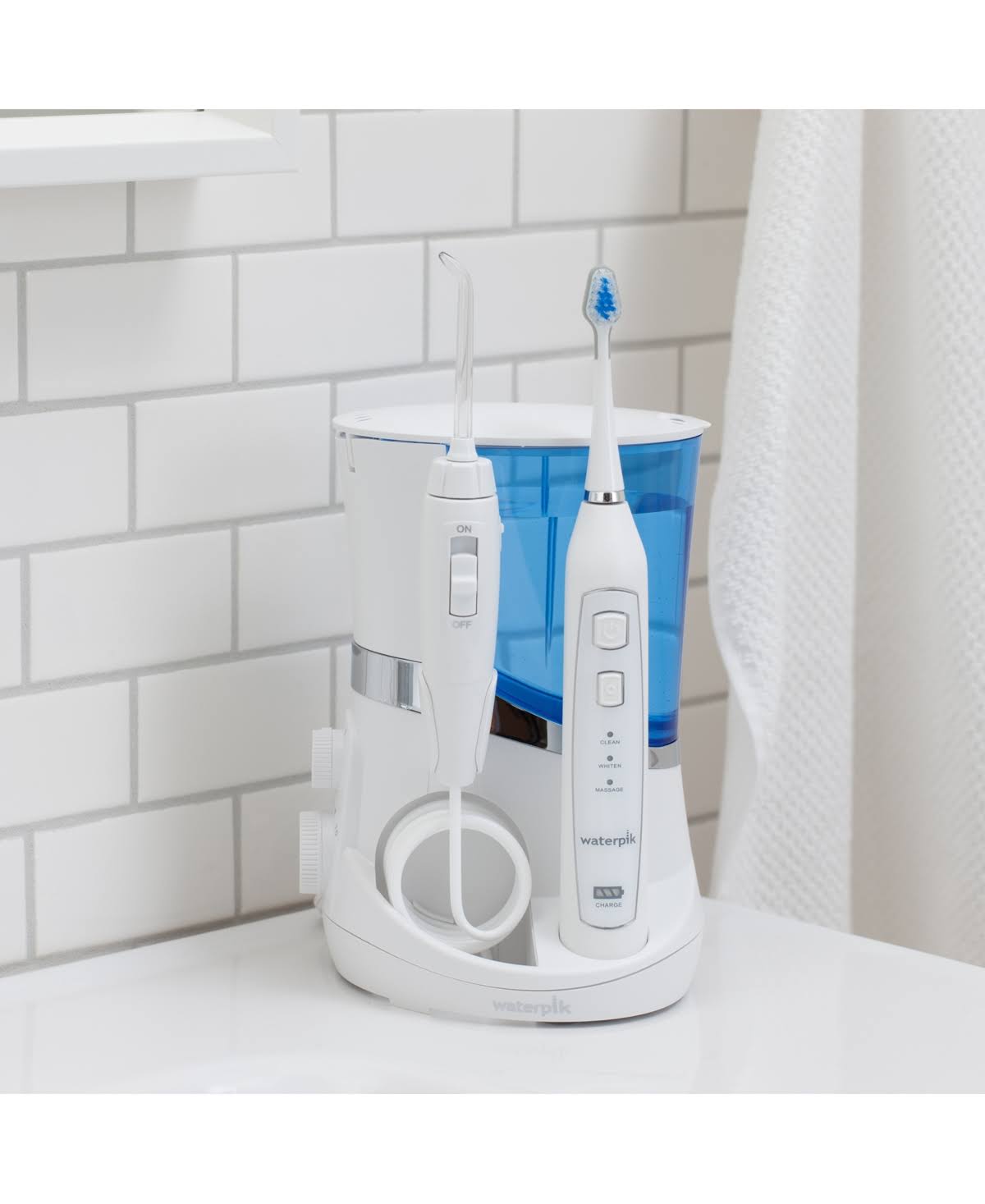 Waterpik Water Flosser + Sonic Toothbrush, Complete Care 5.0 – 1 Pack - Image 5