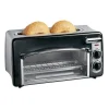 Hamilton Beach Toastation 2-Slice Toaster and Countertop Oven Black 22708 2024 Best Sellers