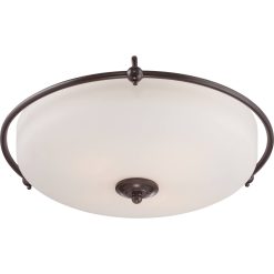 Alternative view of Quoizel GF1621PN Griffin Flush Mount Light, Palladian Bronze
