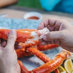 Alaskan King Crab: Giant Red King Crab Legs (3 lbs) – Overnight Shipping Monday-Thursday