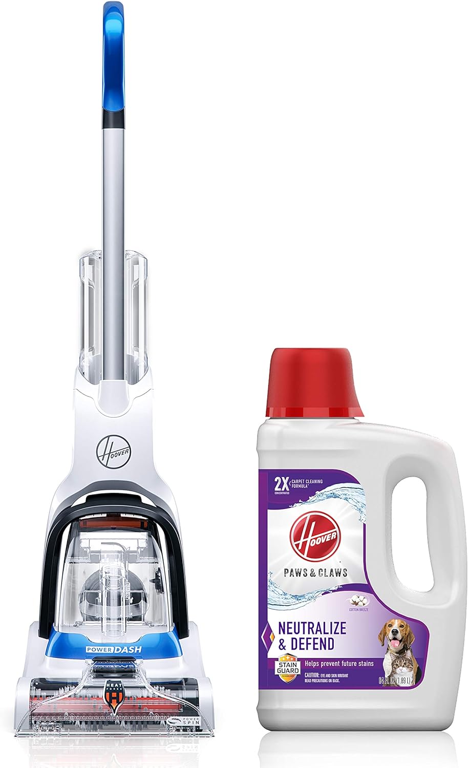 Hoover PowerDash Pet Compact Carpet Cleaner, Shampooer Machine, Lightweight, FH50700, Blue - Image 5