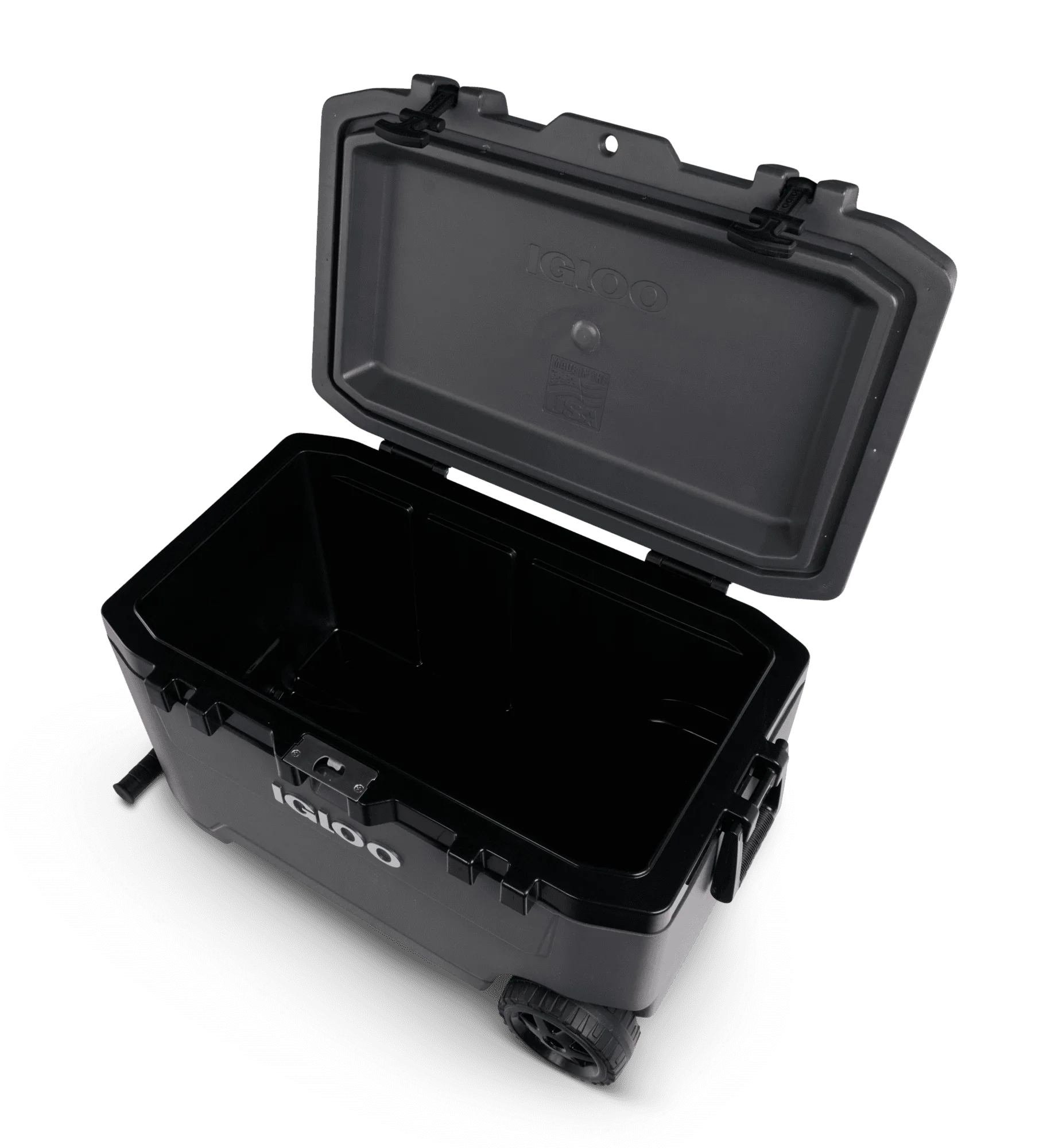 Igloo Overland 72 Quart Ice Chest Cooler with Wheels, Gray (31 x 18 x18) - Image 8