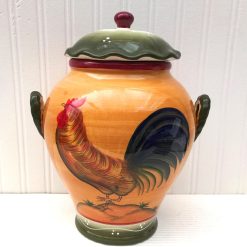 Alternative view of Tuscan Sunshine Country Rooster Hand Painted collection (CANISTER SET)