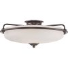 Quoizel GF1621PN Griffin Flush Mount Light, Palladian Bronze