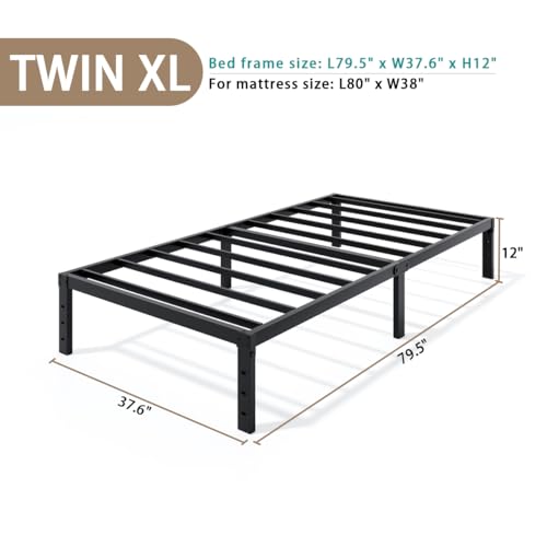 Metal Bed Frame Full Size – 14 Inch Heavy-Duty Full Platform Bed Frame No Box Spring Needed, Easy Assembly, Noise-Free, Sturdy Mattress Foundation, Underbed Storage Space - Image 31