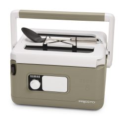 Alternative view of Presto 8-Quart Nomad Traveling Slow Cooker in Tan