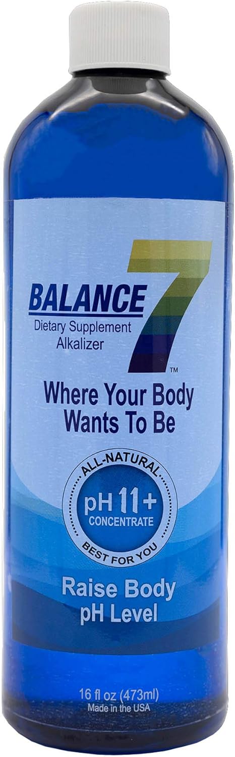 Balance 7 – Alkaline Dietary Supplement – 11+ pH Alkalizing Concentrate and pH Booster Mineral Liquid – pH Balancer (16 fl oz, 6 Bottles) Pack of 2 - Image 5