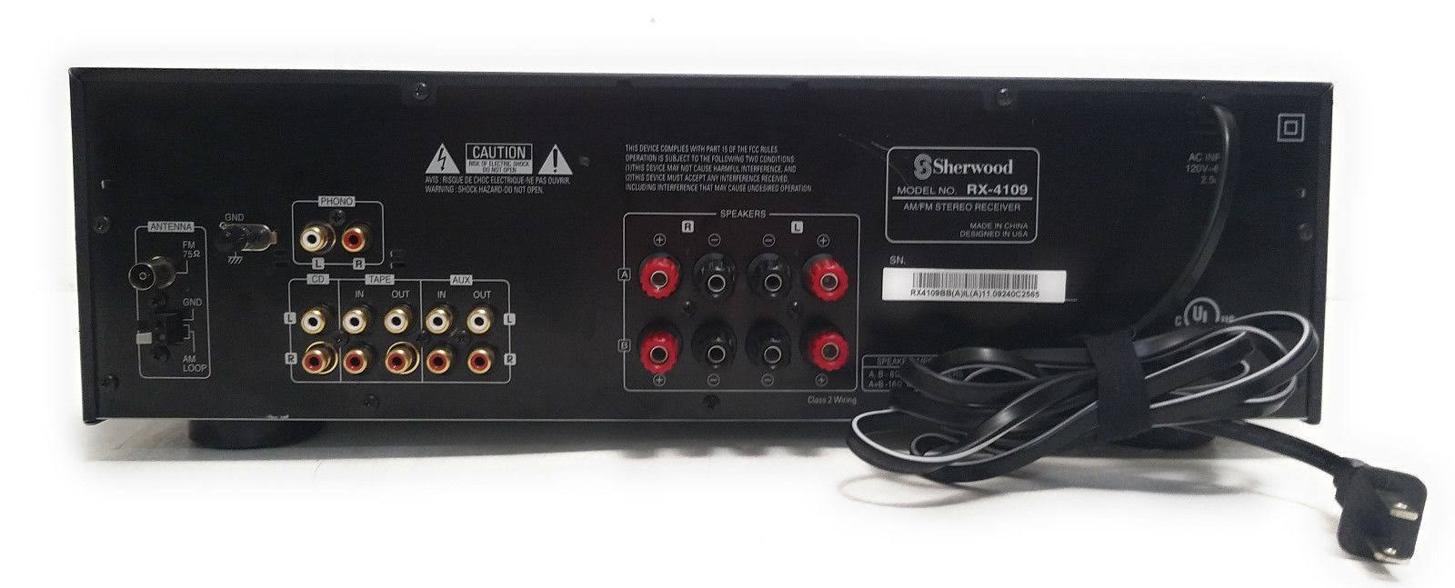 Sherwood Rx-4109 200W Stereo Receiver – Black - Image 6
