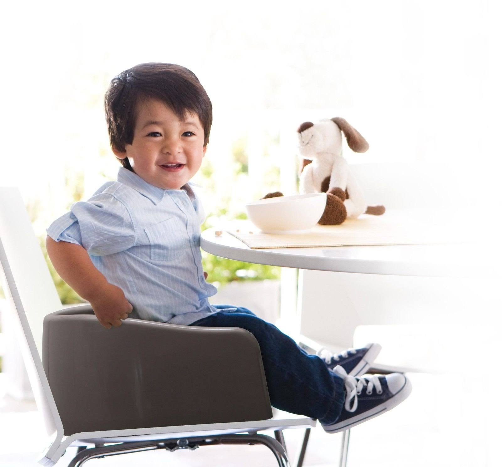 Prince Lionheart 6990 Soft Booster Seat – Charcoal Grey - Image 3