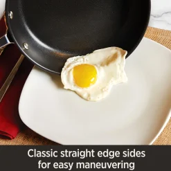 Alternative view of All-Clad E7853364 HA1 Hard Anodized Nonstick Dishwasher Safe PFOA Free Saute Pan Cookware, 4-Quart, Black