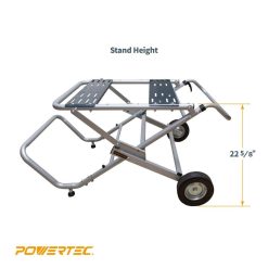 Alternative view of Powertec MT4009 Rolling Foldable Table Saw Stand