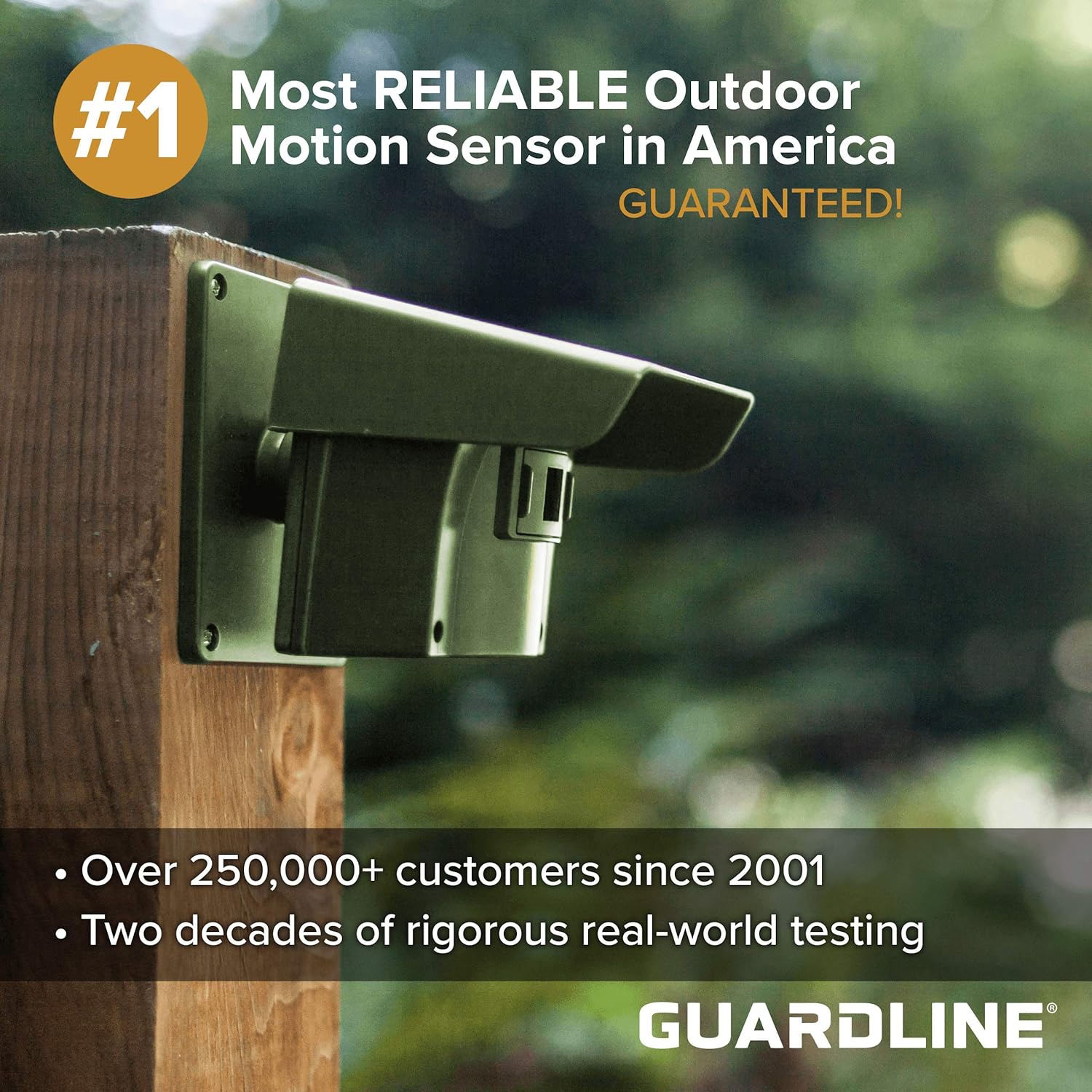 Guardline Wireless Driveway Alarm – 4 Motion Detector Alarm Sensors & 1 Receiver, 1/4 Mile Range, Weatherproof Outdoor Security Alert System for Home & Property - Image 10