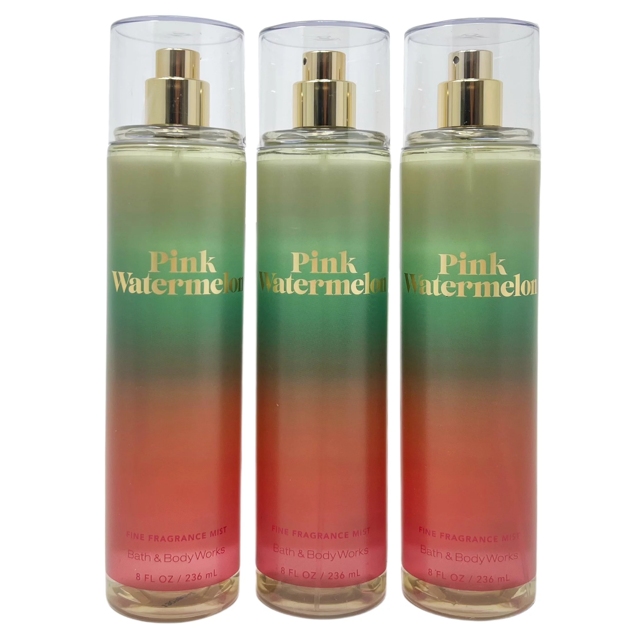 Bath and Body Works Pink Watermelon Gift Set Trio – Includes Fine Fragrance Mist – Full Size