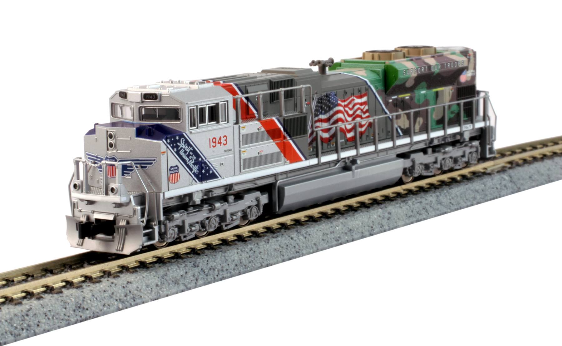 Kato N Scale EMD SD70ACe Union Pacific The Spirit #1943 w/DCC
