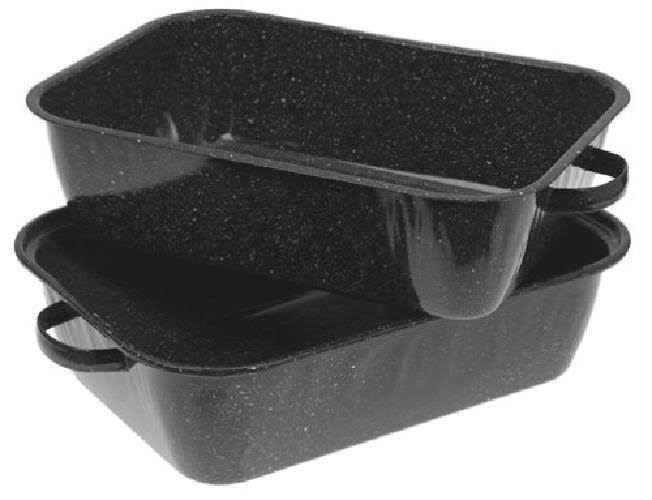 Granite Ware Covered Rectangular Roaster - Image 2