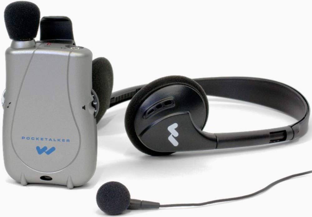 Williams Sound Pocketalker Ultra Duo Amplifier with Headphones and Earbud – PKTD1-EH