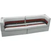 Wise Deluxe Pontoon Rear Boat Group, Gray
