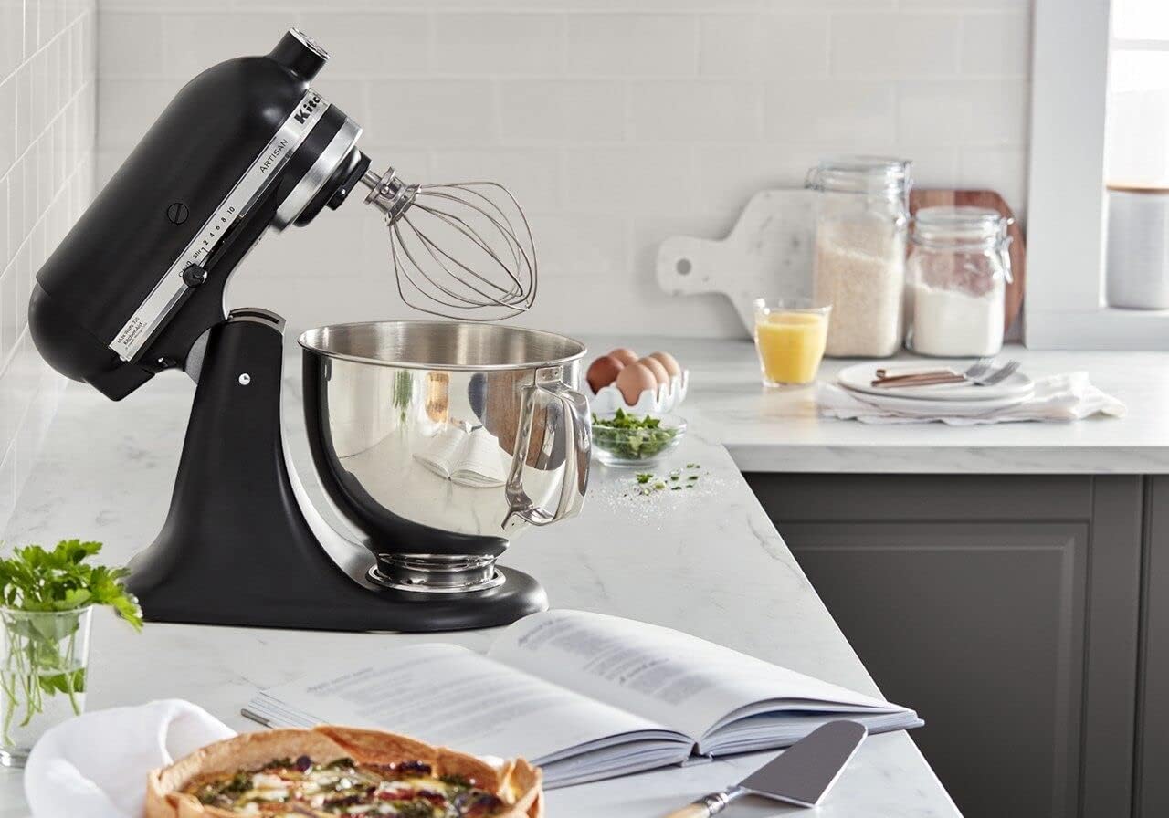 KitchenAid Artisan Series 5 Quart Tilt Head Stand Mixer with Pouring Shield KSM150PS, Cast Iron - Image 84