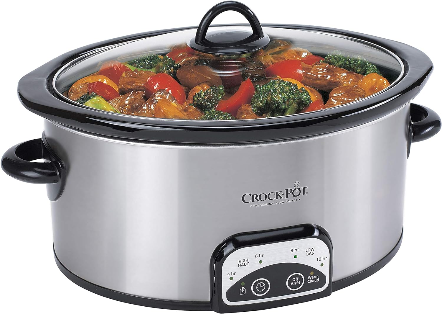 Crock-Pot 4-Quart Smart-Pot Programmable Slow Cooker, Silver - Image 2