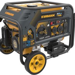 Alternative view of Firman Hybrid Series H03651 3650/4550 Watt Dual Fuel Generator, Yellow