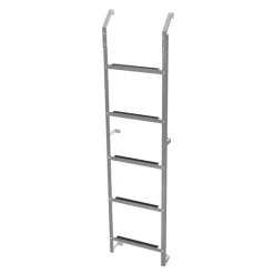 Ultra Protect 5-Step Aluminum Basement Window Well Egress Escape Ladder 5ESL
