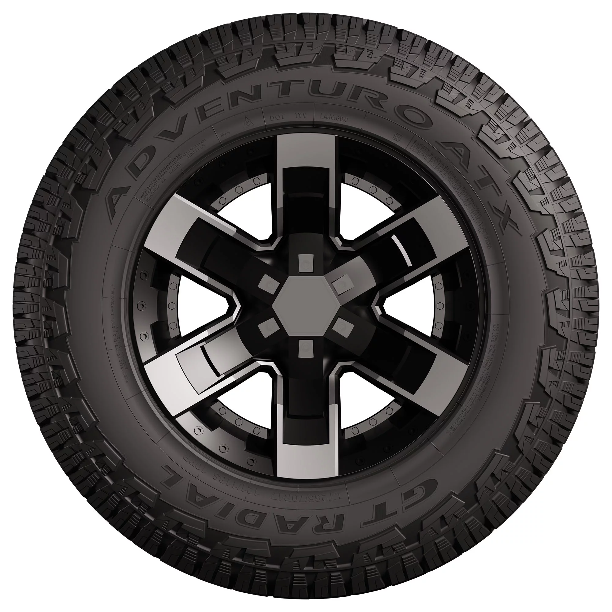 GT Radial Adventuro ATX All Terrain LT245/75R17 121/118S E Light Truck Tire - Image 2