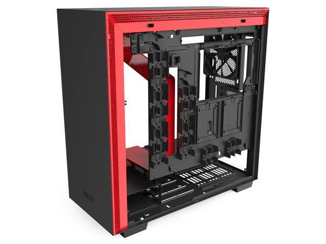 NZXT H710 Mid-tower ATX Case (Matte Black/Red) - Image 2