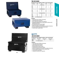 Alternative view of Williams 50952 48-Inch W x 24-Inch D x 27.5-inch H Job Site Boxes Blue