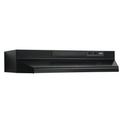 Broan F404223 42 inch Black Convertible Under Cabinet Range Hood