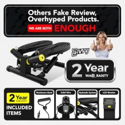 Alternative view of Mini Twist Stepper, Stepper Machine with 330LBS Weight Capacity, Mini Stepper for Full Body Workout, Adjustable Step Height, Smooth and Quiet, Step Machine for Men Women