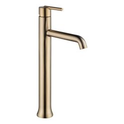 Alternative view of Delta 759-CZ-DST Trinsic Single Handle Vessel Bathroom Faucet Champagne Bronze