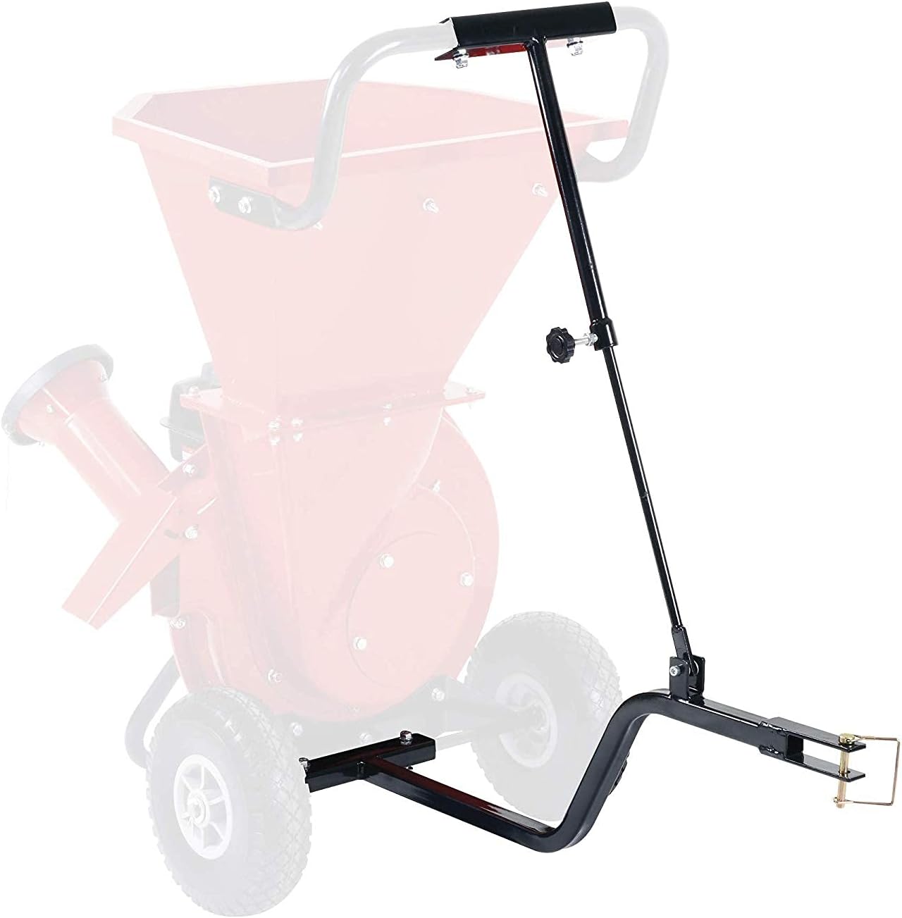 GreatCircleUSA Universal Wood Chipper Shredder Mulcher Tow Bar Kit PRO Heavy Duty Adjustable Accessory, Landworks, SuperHandy, Harbor Freight, Tazz & Earthquake (Wood Chipper NOT Included)