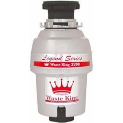 Waste King Legend Series 3/4 HP Compact Size Continuous Feed Garbage Disposal L-3200