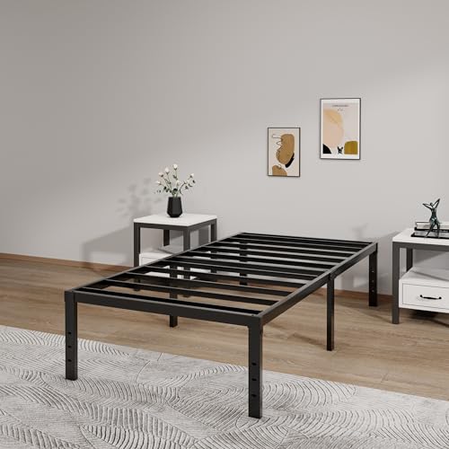 Metal Bed Frame Full Size – 14 Inch Heavy-Duty Full Platform Bed Frame No Box Spring Needed, Easy Assembly, Noise-Free, Sturdy Mattress Foundation, Underbed Storage Space - Image 19