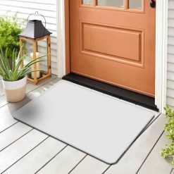 Alternative view of The Simply Rustic Barn Doormat Door Mat Pink Gingham Buffalo Check Doormat Welcome Mats Rugs Carpet Welcome Doormat Non Slip Mat for Porch Home Indoor 20×32 Inch