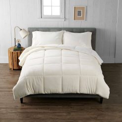 Cuddl Duds Cuddle Duds Cozy Soft Comforter, Natural, Full/Queen