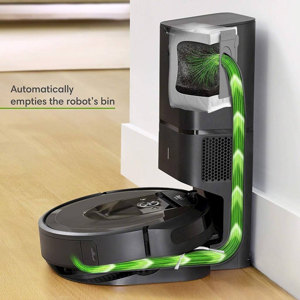 iRobot Roomba i7 (7550) Robot Vacuum – Wi-Fi Connected – Black - Image 8