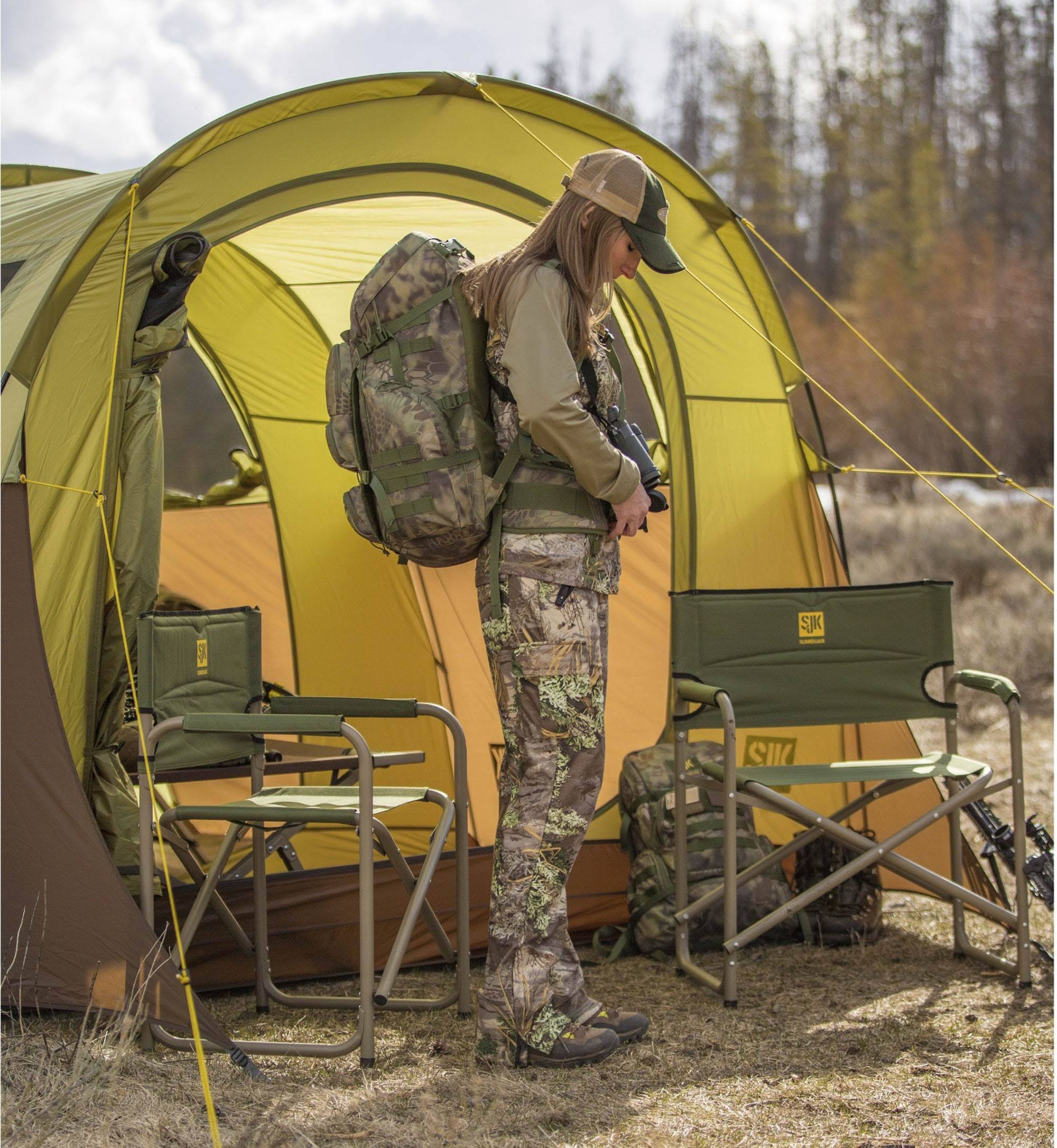 Slumberjack Big Steel Chair Green - Image 5