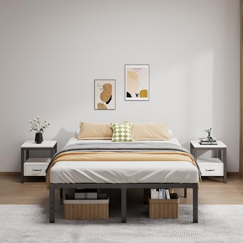 Metal Bed Frame Full Size – 14 Inch Heavy-Duty Full Platform Bed Frame No Box Spring Needed, Easy Assembly, Noise-Free, Sturdy Mattress Foundation, Underbed Storage Space - Image 6