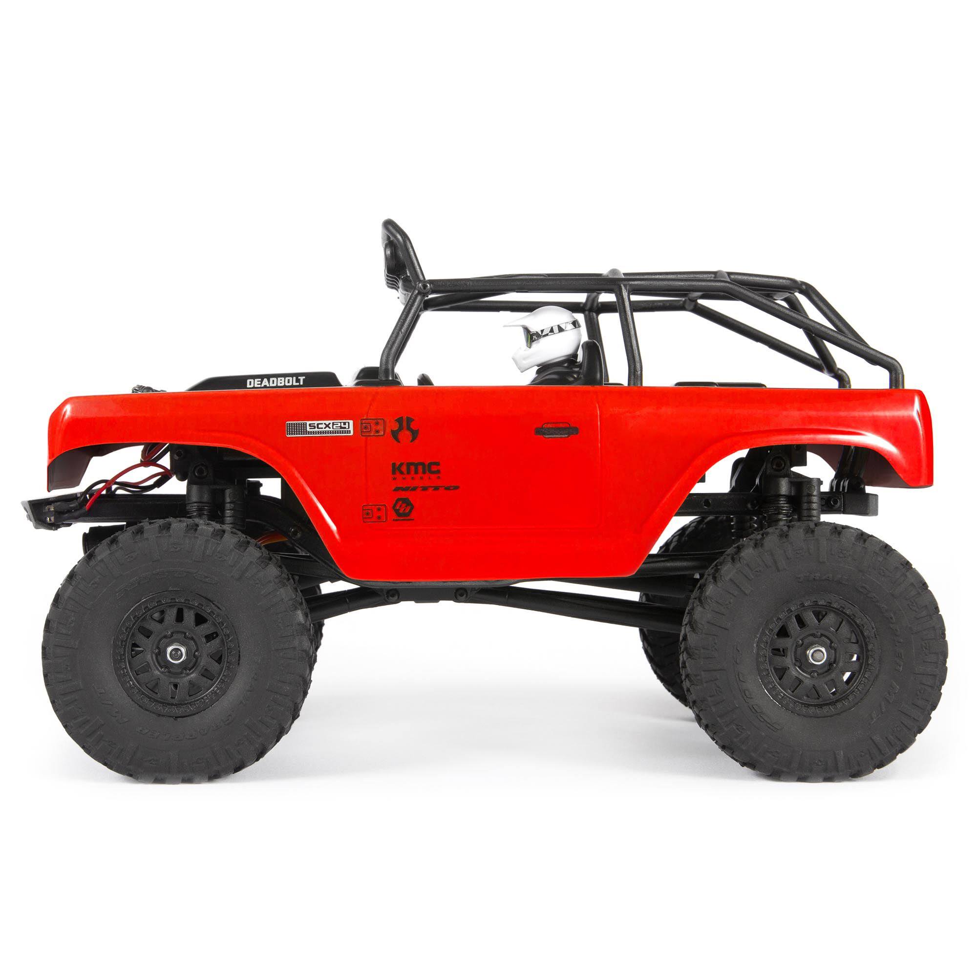 Axial 1/24 SCX24 Deadbolt 4WD Rock Crawler Brushed RTR Red - Image 2