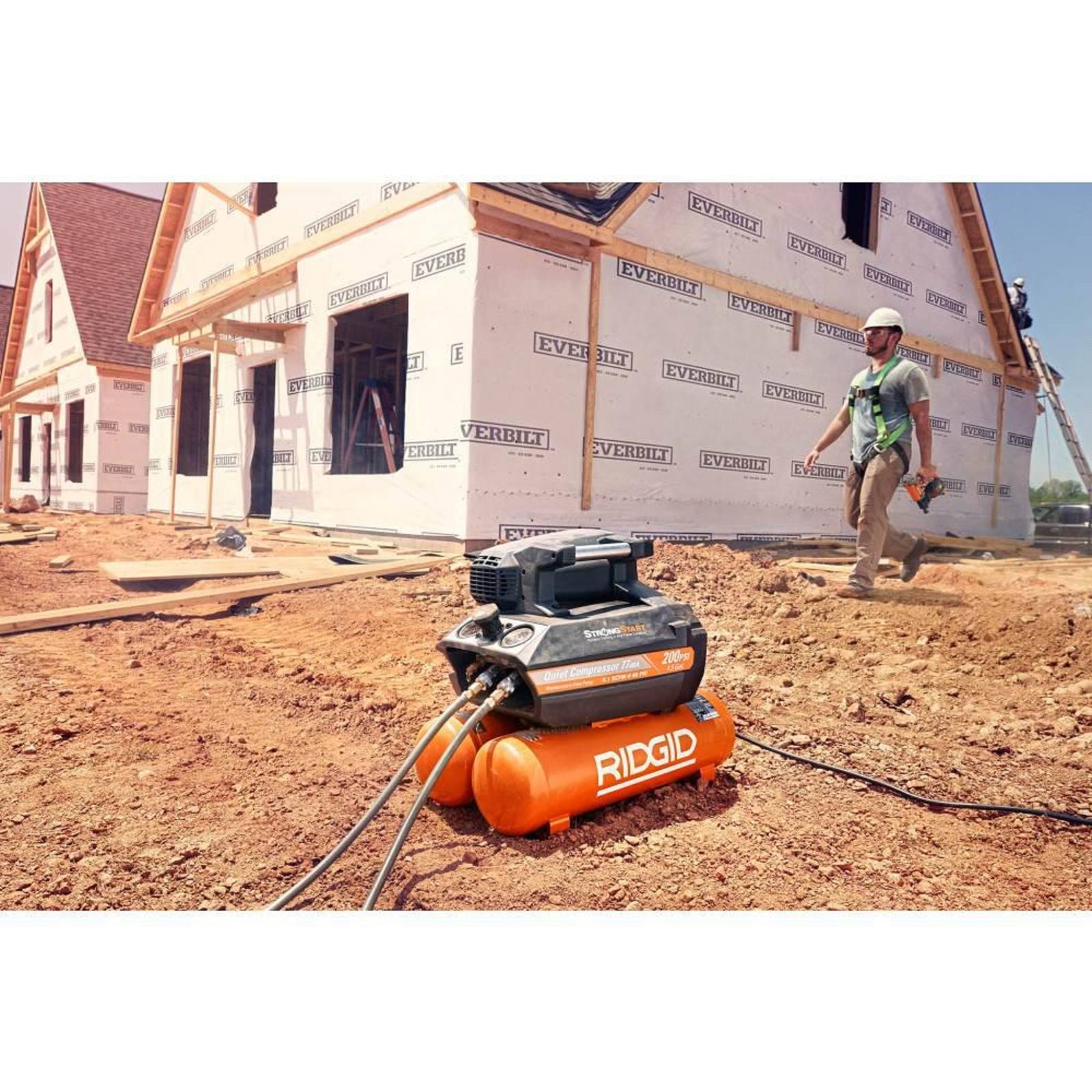 Ridgid 4.5 gal. Portable Electric Quiet Air Compressor - Image 4