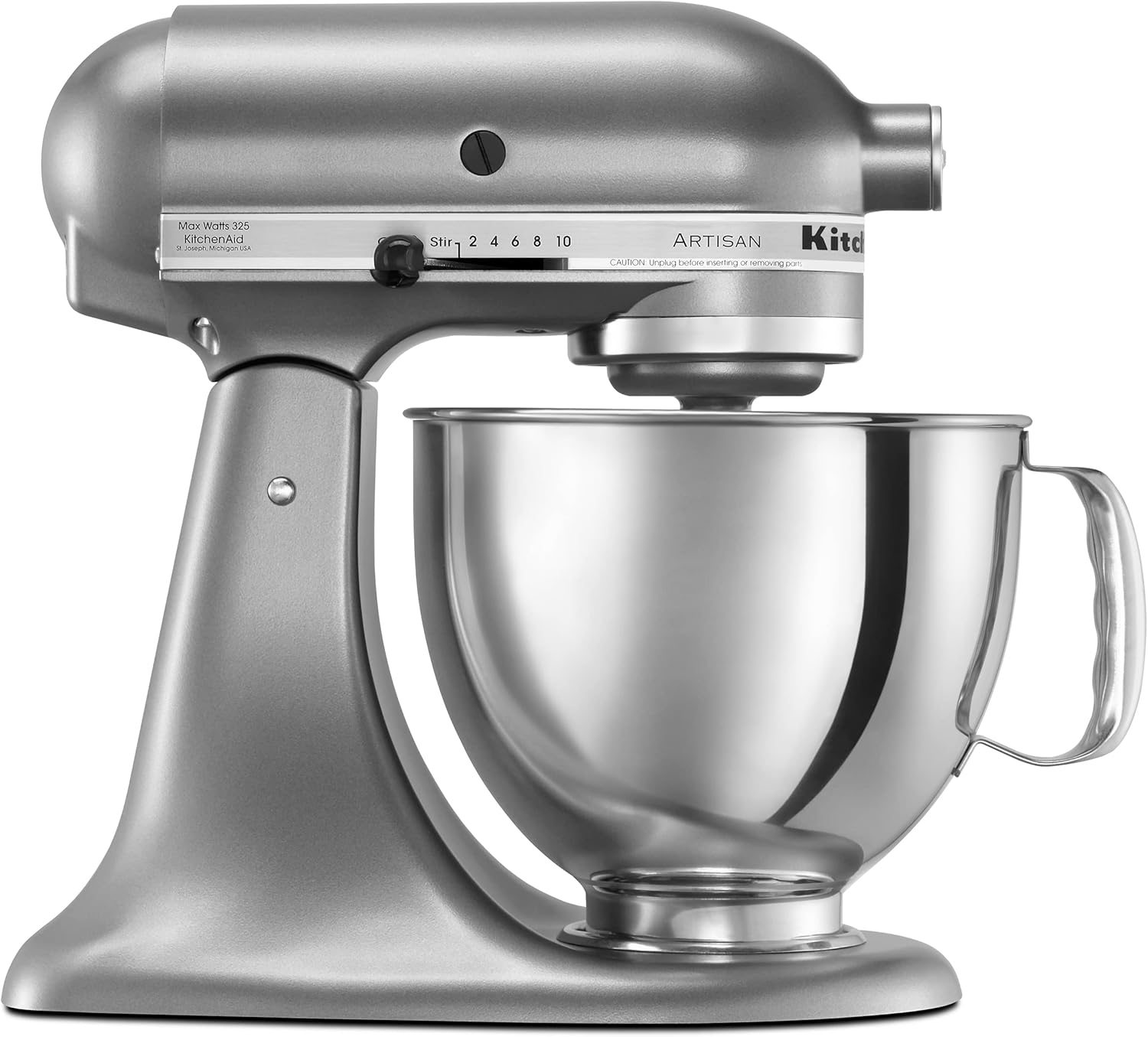 KitchenAid Artisan Series 5 Quart Tilt Head Stand Mixer with Pouring Shield KSM150PS, Cast Iron - Image 12