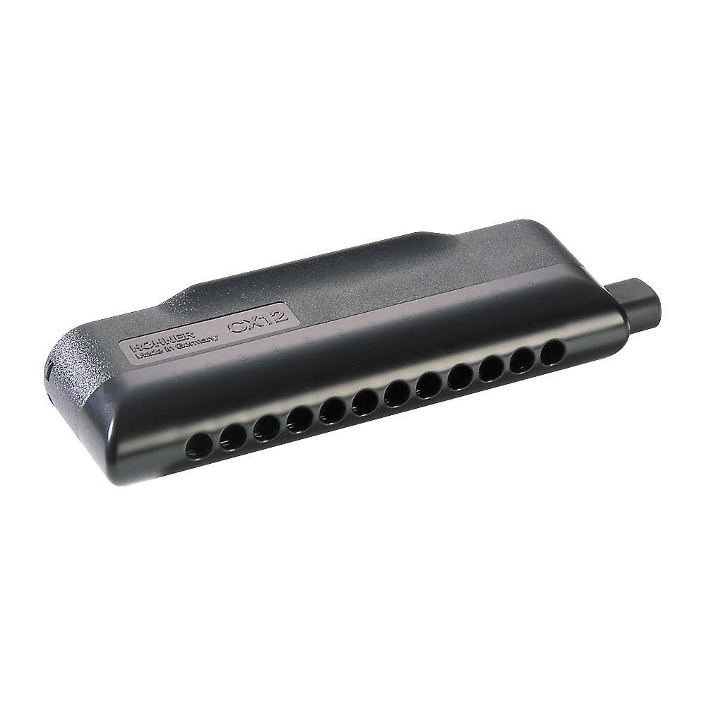 Hohner 7545 CX12 Black Chromatic Harmonica