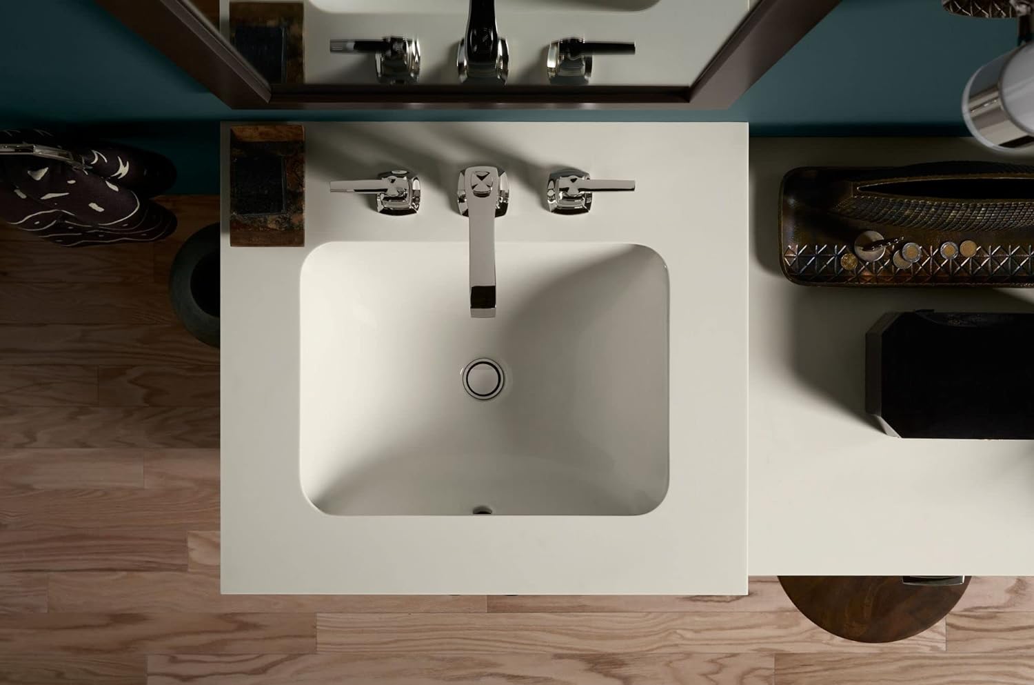 KOHLER K-20000-0 Caxton Under-Mount Bathroom Sink, White - Image 8