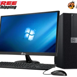 Restored Dell 7050 Desktop Tower Computer PC Intel Core i57500 7th Gen. 3.40GHz Processor 8GB RAM 500GB HDD, New 19 Inch LCD Wifi Adapter Bto KB & Mouse Windows 10 Pro (Refurbished)