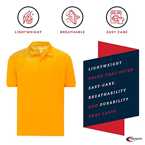 Premium Wear Boys High Moisture Wicking Polo T Shirts - Image 2