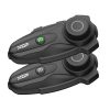 Motorcycle Bluetooth Headset V5.2 with Music Sharing, 2-Way Motorcycle Helmet Bluetooth with IP67 Waterproof, Motorcycle Communication Systems with Hi-FI Speakers for ATV/Snowmobile/Ski, 2 Pack