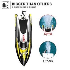 Alternative view of Remote Control Boat, Syma Q7 Boat for Pools and Lakes with 2.4GHz 25km/h High SP